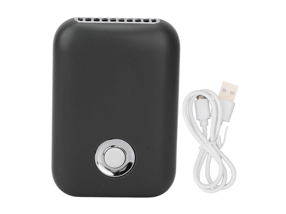 Secador De Pestañas Portátil Recargable Por Usb Con 3 Velocidades, Funcionamiento Silencioso Y Soporte Plegable - Negro