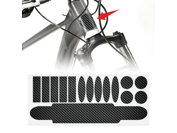 Kit de pegatinas protectoras para cuadro de bicicleta de fibra de carbono, 9 x 23 cm, 4r Quattroerre.it