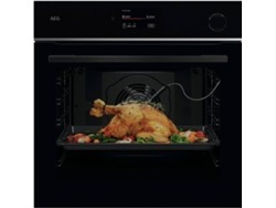 Horno AEG TR7PB73FSB SteamCrisp (72 L - 59.5 cm - Pirolítico - Negro)