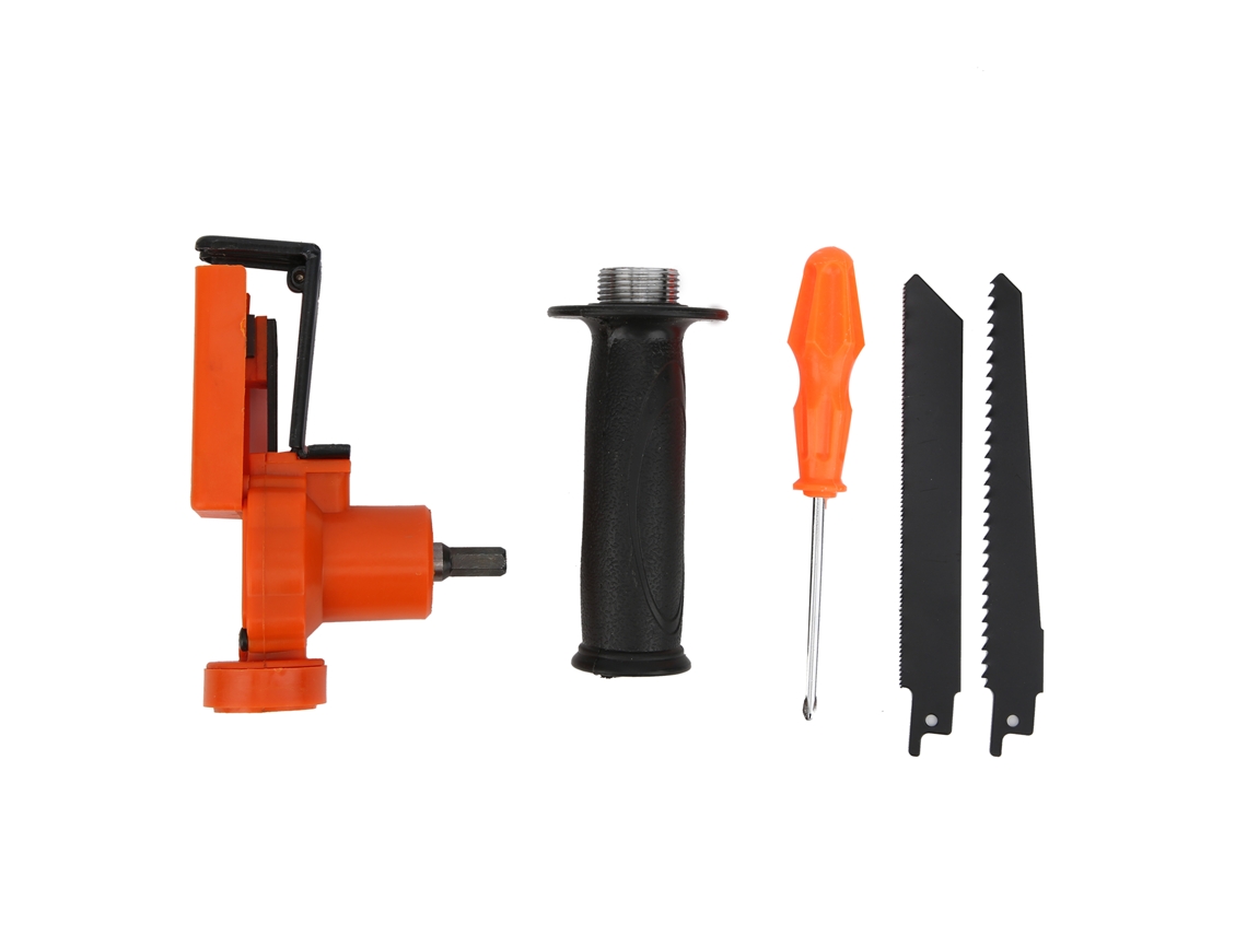 Adaptador Modificado Para Taladro Eléctrico Con Sierra Recíproca Portátil Para Cortar Madera Y Metal.