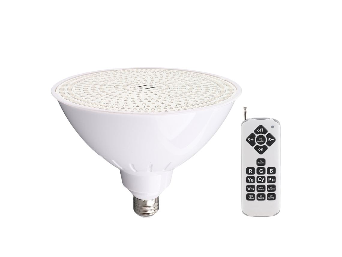 Yncm2026-bombilla Led Sumergible Para Piscina Colorida Par38 Par56 45w 4500lm Con Control Remoto
