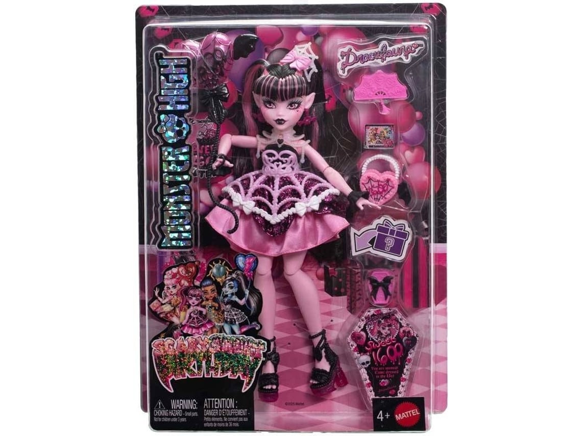 Muñeca MATTEL Monster High Aniversario: Draculaura (edad mínima recomendada: 4 años)