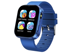 Reloj inteligente para niños A21 con pantalla táctil de 1,5 pulgadas, 30 juegos, podómetro, cámara y rastreador de hábitos de bicicleta eléctrica Ly (azul)