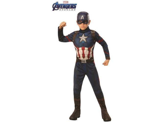 Fato de Menino DESFRAGA Capitão América Vingadores: Endgame (Tam: 8 a 10 años)