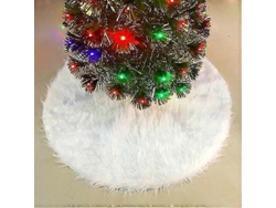 2 adornos navideños de peluche para la base del árbol, tamaño 78 x 78 cm, Hengjian