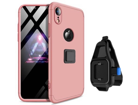 Funda iPhone XR Slim Armor 360º con Soporte para la Cintura Rosa