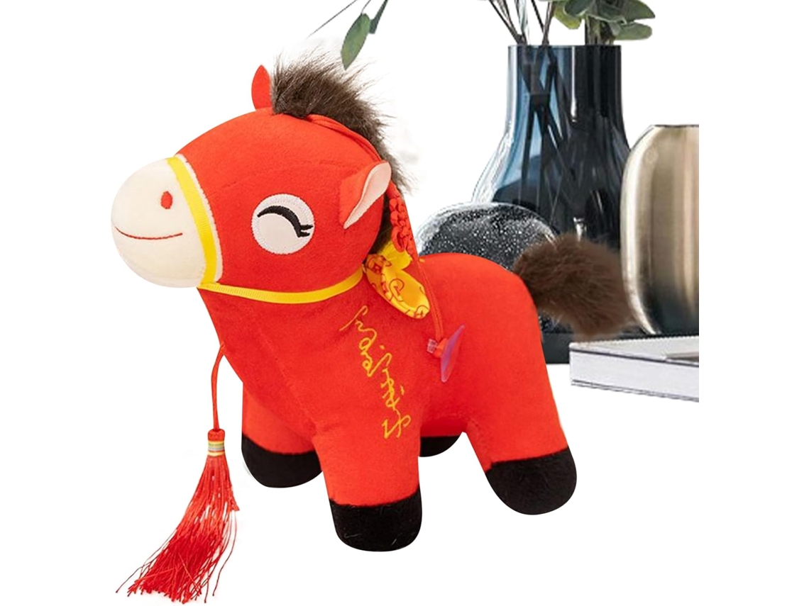 Mascota de caballo de peluche | Decoración suave de 25 cm, regalo para niñas Gokoco