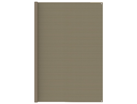 vidaXL Alfombra de tienda de campaña gris taupe 250x450 cm