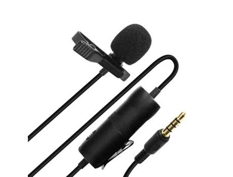 Microcorbata Omnidireccional de 3,5 Mm Con Pantalla Antiviento PULUZ de 6 M