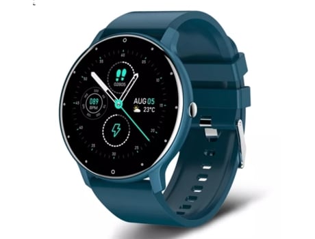 Smartwatch LIGE Ultra Fino Azul en portugués recibe notificaciones y Alertas de llamadas incluye funciones deportivas
