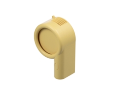 Ventilador De Cuello, Ventilador Con Carga Usb, Ventilador Eléctrico Portátil Para Niños, Amarillo*