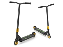 Scooter De Acrobacias Com Direção 360, Rodas De Poliuretano E Plataforma De Alumínio, Preto