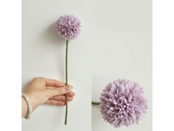 Ramo De Hortensias Artificiales, Crisantemos De Seda Sintética, Decoración De Mesa, Sala De Estar, Interior, Morado, 29 Cm