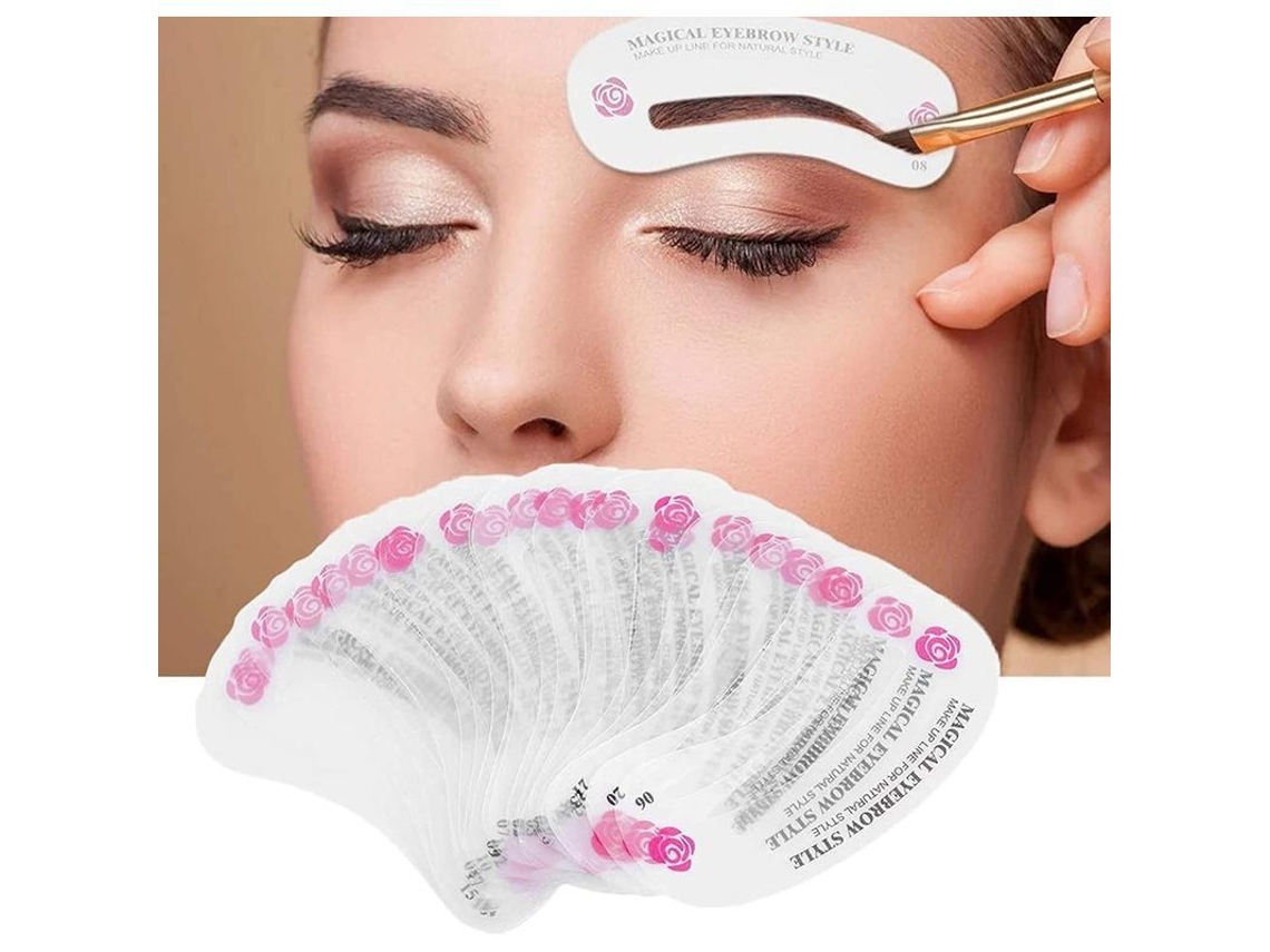 Kit De Plantillas Para Dar Forma A Las Cejas - 24 Estilos Únicos - Herramientas De Belleza Para Hacer Tú Mismo