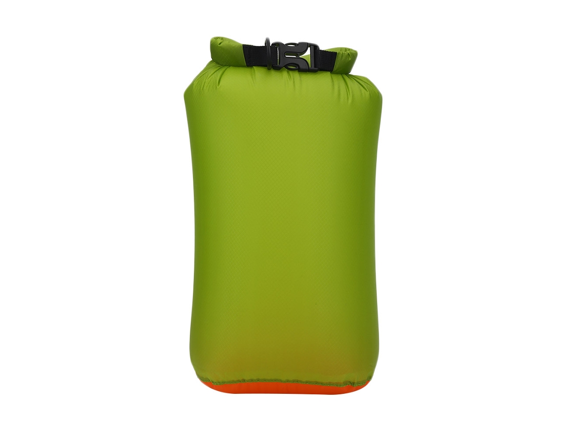 Bolsa impermeable de silicona para playa y almacenamiento (verde L)