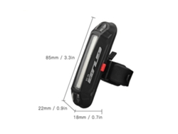 Luz Trasera Recargable Usb Para Bicicleta, 100 Lúmenes Led Con 7 Efectos De Iluminación Para Mayor Seguridad Nocturna.