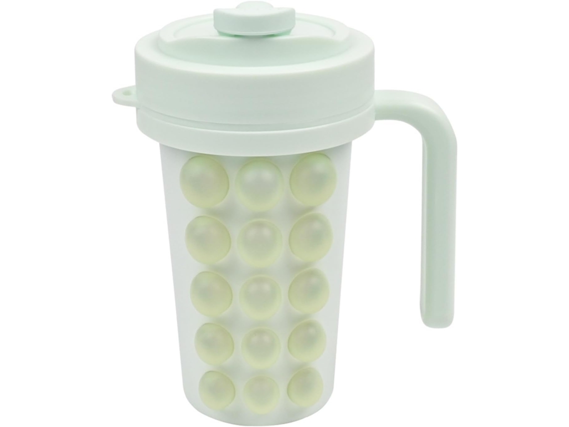 Bandeja De Silicona Flexible Para Congelar Con Botella Deportiva Y Pajita Para Actividades Al Aire Libre.