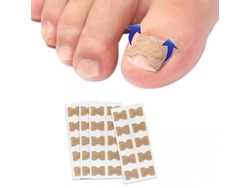 100 Parches Correctores De Uñas Rojos Sin Pegamento Para Pedicura (pxs)