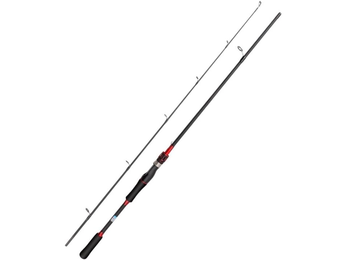 Caña De Pescar Mar, Con Mano, Casting 1,8 M Fibra Carbono, Señuelos Uso Apto Para 8–20g, Río, Lago, Estanqu...