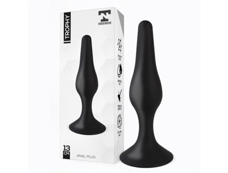Plug Anal 13 Cm Silicona Negro TARDENOCHE