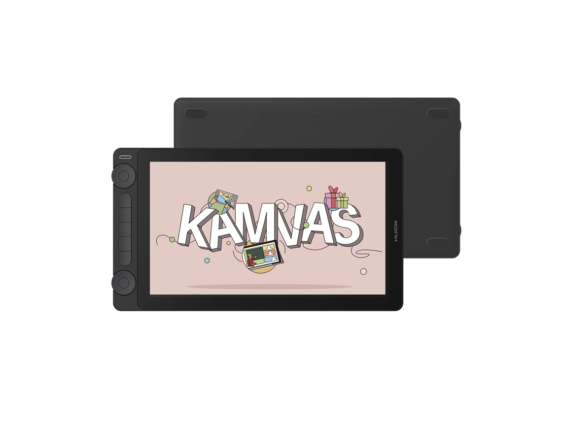Tableta De Dibujo Huion Kamvas 13 Gen 3 Con Pantalla De 13,3 Pulgadas (sin Soporte, Cosmo Black)