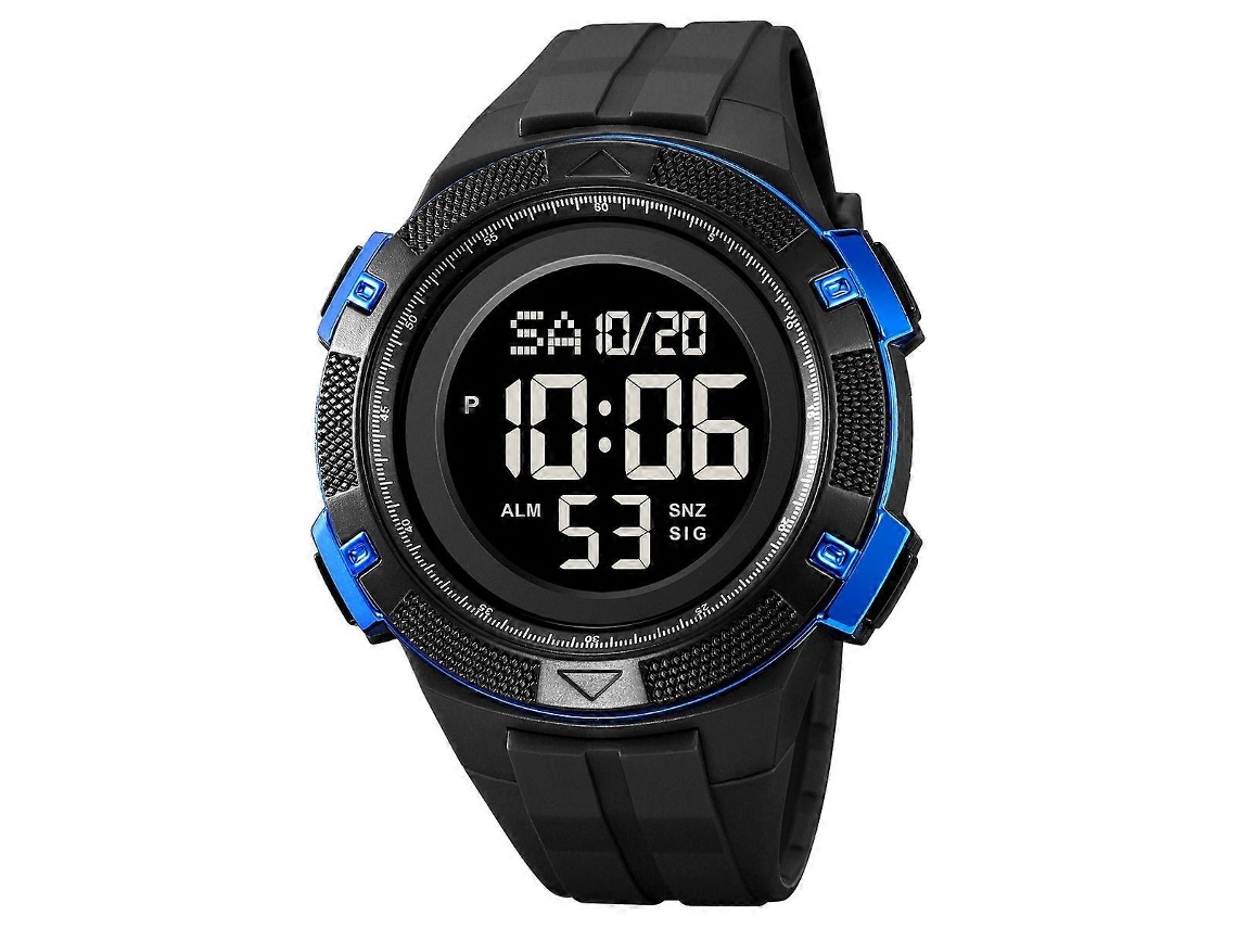 Reloj de pulsera deportivo digital multifuncional Skmei 2078 para hombre, resistente al agua hasta 50 metros.