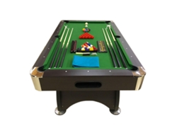 Mesa de Billar de 7 Pies Completo con Accesorios – Iron Green