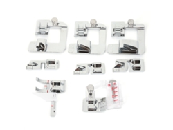 Kit De Prensatelas Para Máquina De Coser De 8 Piezas, Accesorios De Costura Con Bisagras Y Cinta Métrica