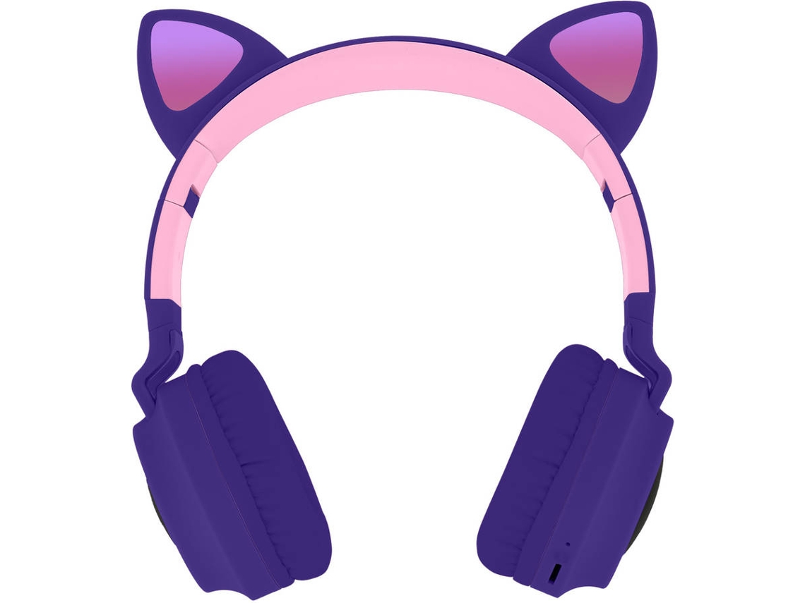 Auriculares Bluetooth AVIZAR KASK-LPP-MINOU (On Ear - Noise Cancelling - Morado)