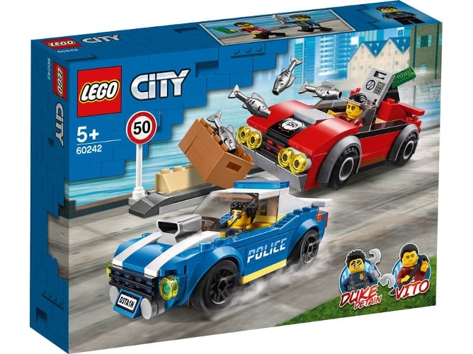 LEGO City: Detención de la Policía de Carreteras (Edad Mínima: 5 - 185 piezas)
