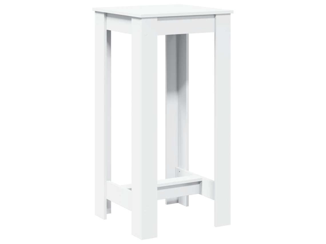 Maison Exclusive - Mesa Alta De Bar Madera De Ingeniería Blanca 51x50x103,5 Cm
