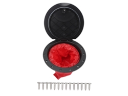Kit De Placa De Cubierta Con Bolsa De Almacenamiento Para Kayak, Yate, Barco De Pesca, Color Negro, 11,2 Pulgadas.