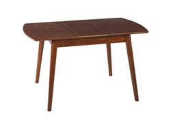 Mesa de comedor BELIANI Toms de MDF Madera oscura 80x130x75