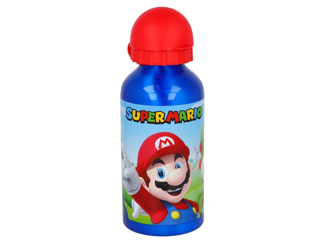 Cantimplora térmica de 400 ml. Azul Super Mario