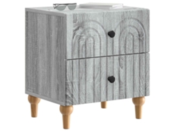 Maison Exclusive - Armario De Noche Con Cajón Gris Sonoma 43 X 34,5 X 48 Cm