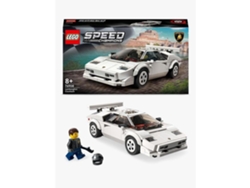 LEGO Speed ​​​​Champions: Lamborghini Countach – kit de construção; réplica de supercarro desportivo para crianças 8+ (262 peças)