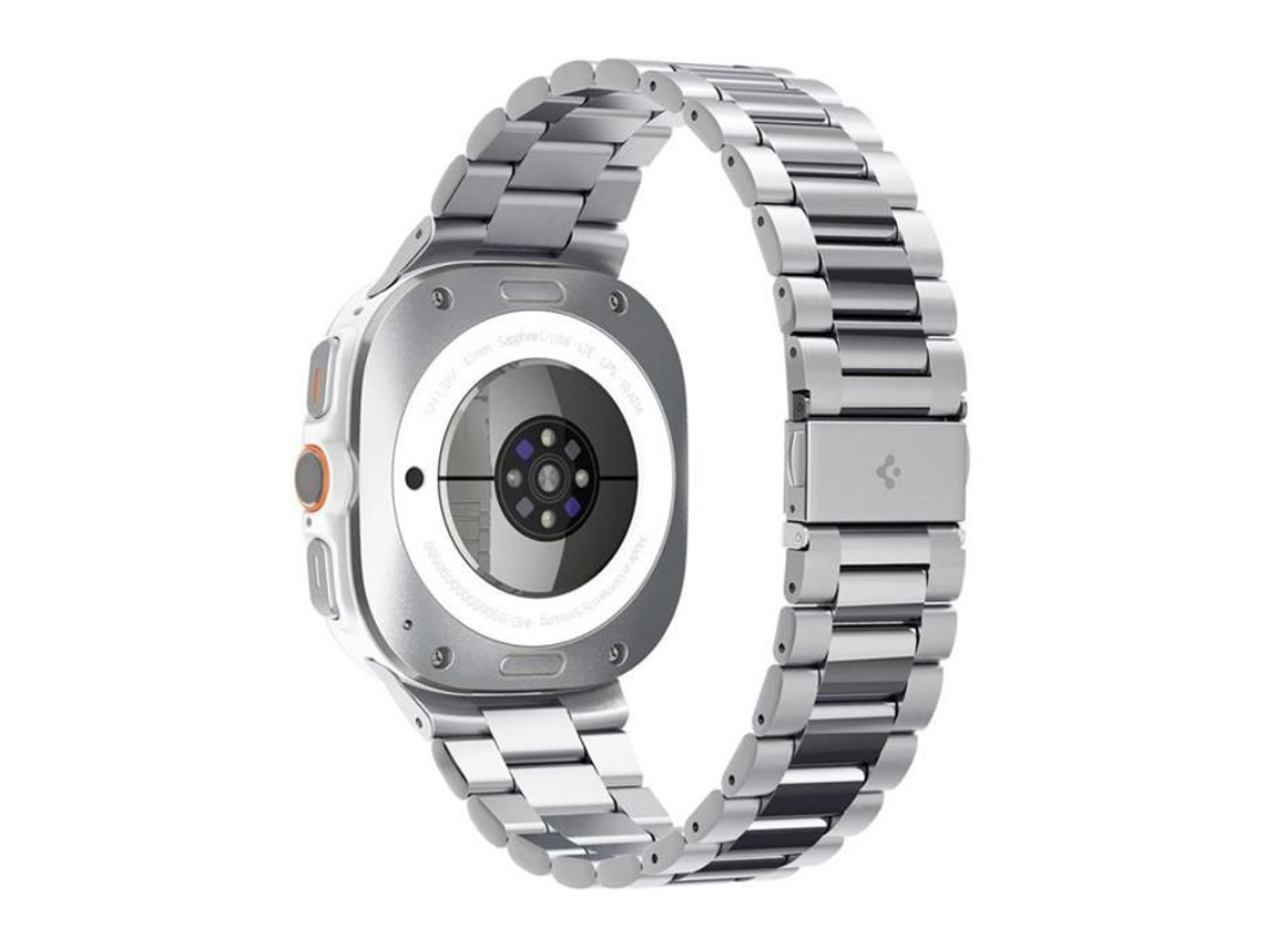 Pulseras De Sustitución Spigen Modern Fit 316l Compatibles Con Samsung Galaxy Watch Ultra 47mm Plateado (2024)