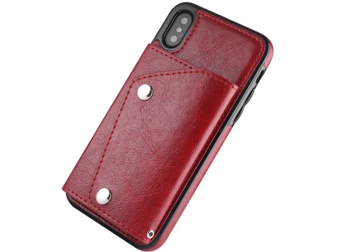 Funda iPhone X WISETONY Bailisheng-134 Rojo