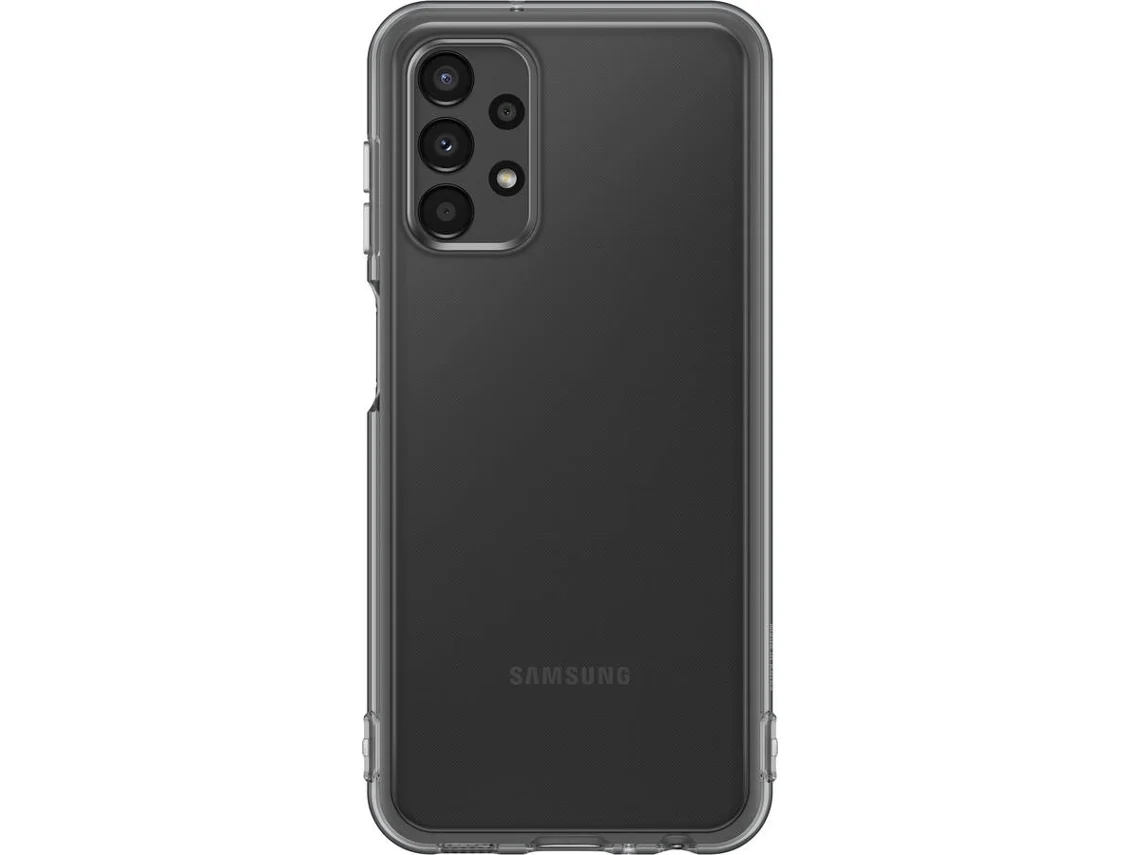 Funda SAMSUNG Galaxy A13 Soft Transparente Negro