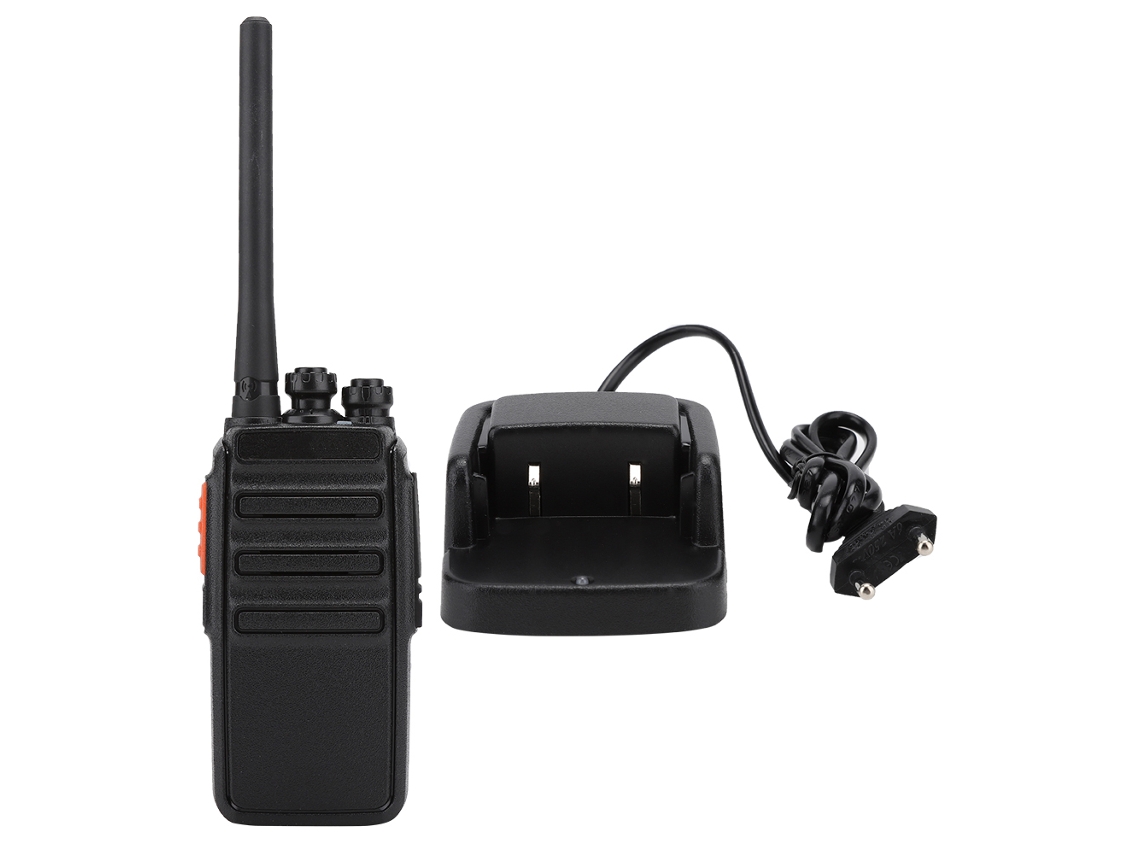Mini walkie-talkie portátil recargable N.inc YK-22 con batería de 3800 mAh y conector redondo.
