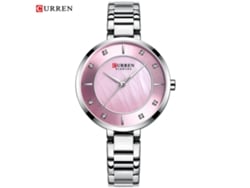 Reloj De Mujer (rosa) Resistente Al Agua, Esfera Pequeña Y Sencilla, Elegante Reloj Redondo Para Mujer.