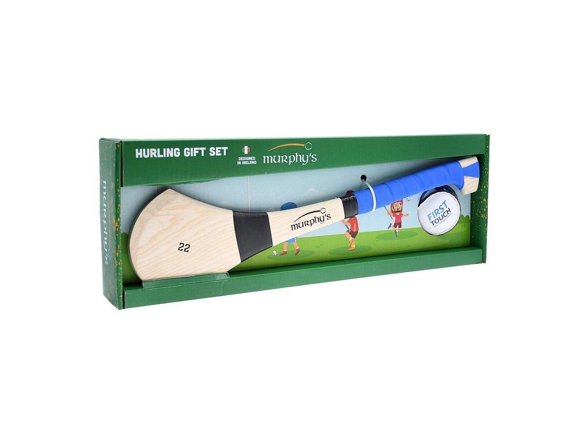 Juego de regalo de tacos Murphys Hurling Camogie Blue de 22 pulgadas