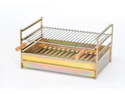Grill de barbacoa de acero de acero 51 cm