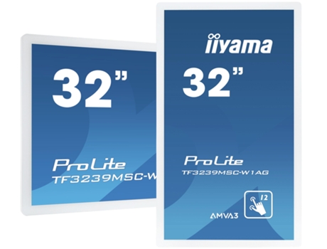Iiyama Prolite Tf3239Msc-W1Ag Ecrã Tátil 80 Cm 31.5" 1920 X 1080 Pixels Multitoque Multi-Utilizador Branco