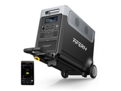 Estación de energía portátil Aferiy P310 - 3600 W (7200 W de pico) - 3840 Wh - 5 tomas de corriente de 120 V CA - Carga rápida en 2,5 horas - Batería LiFePO4