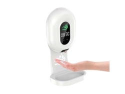 Dispensador automático de jabón en espuma de pared con reloj, sensor de temperatura y humedad para baños, hoteles, restaurantes y centros comerciales Rosewell