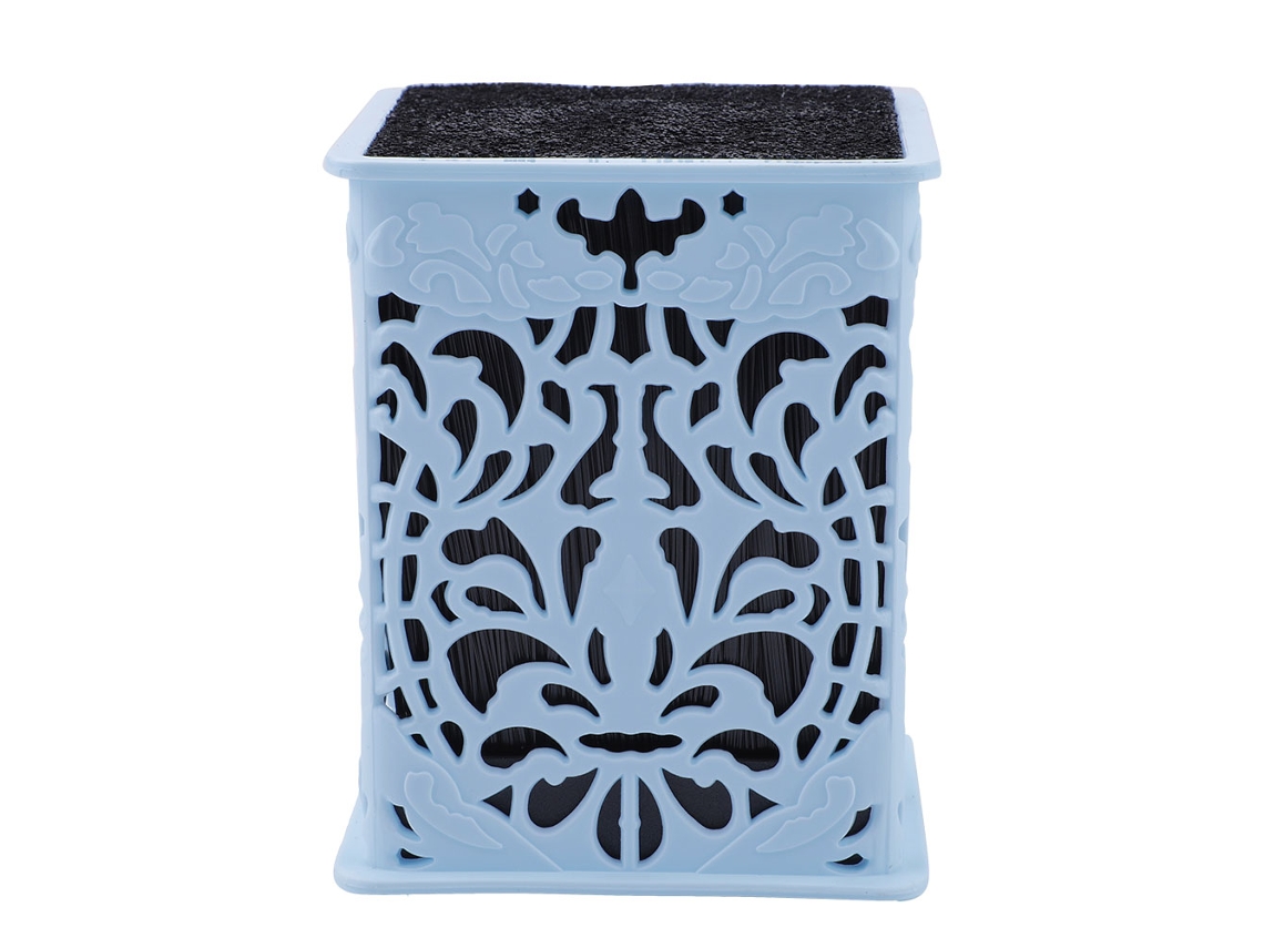Porta Tijeras Para Peluquería Con Soporte Profesional, Herramienta Para Salón De Belleza (azul)