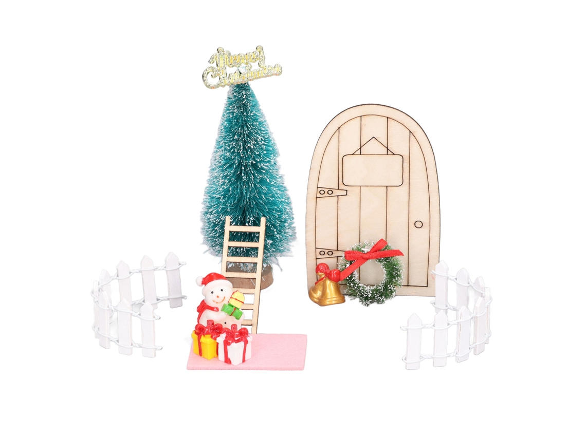 Decoração De Natal Para Casinha De Bonecas Miniatura 1:12 Acessórios De Alta Qualidade