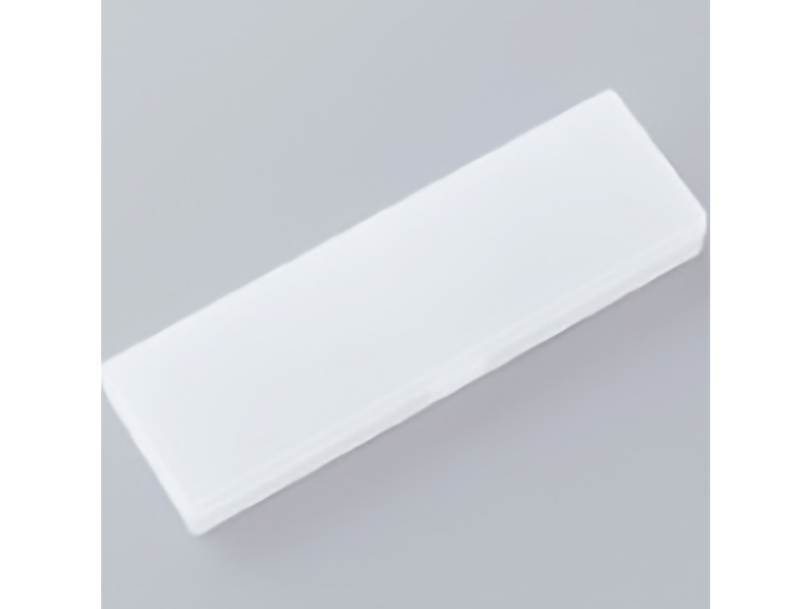Estuche Para Bolígrafos De Plástico Semitransparente Opaco Para Estudiantes (blanco)
