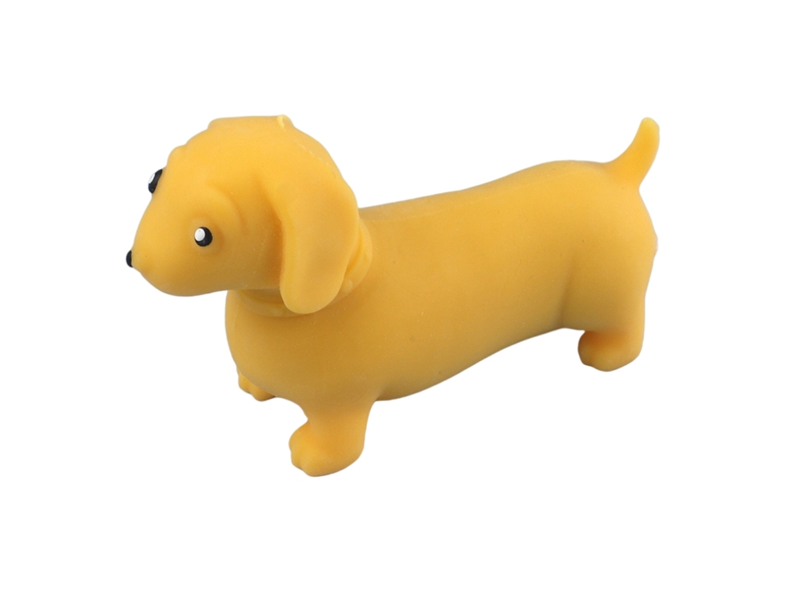 Ats-figura De Perro Dachshund Elástica Lleno De Arena Tpr Para Estirar, Tirar Y Doblar Juguete Antiestrés Para Decompresión